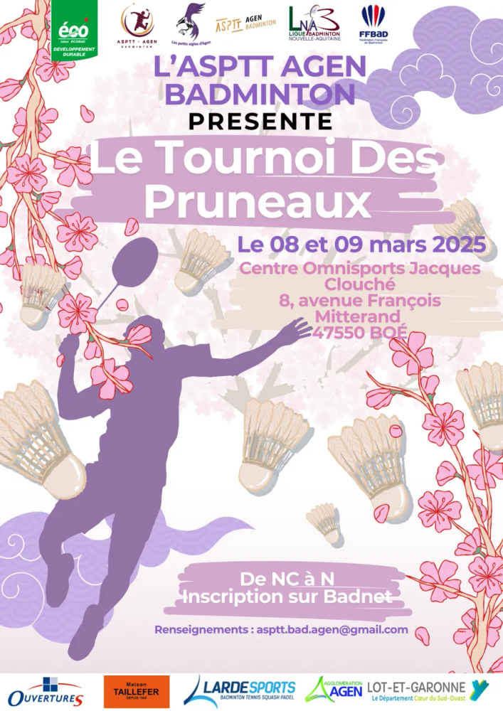 Affiche du tournoi Tournois des gros pruneaux