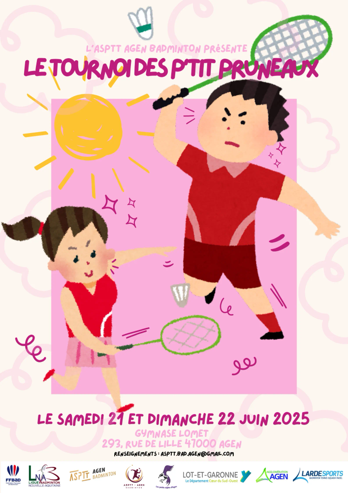Affiche du tournoi Tournois des petits pruneaux